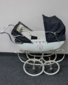 A mid 20th century Silver Cross coach built pram