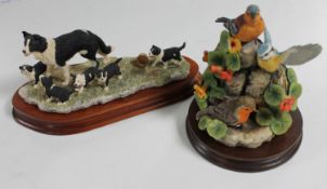 Two Border Fine Art figures; 