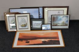 A box of prints, Tall ships,