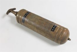 A vintage Dunford fire extinguisher