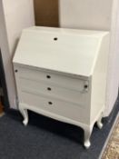 A painted writing bureau