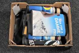 A box of ten bar drip mats