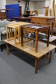 A nest of three Gelstg Danish tables,