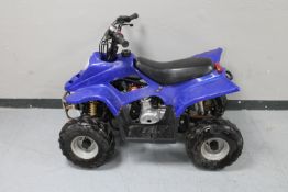A quad bike,