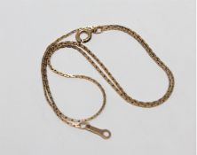 A 9ct gold chain CONDITION REPORT: 2.2g.