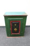 A late 18th / early 19th century painted cupboard