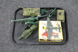 A Battle of Britain die cast aircraft,