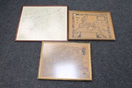 A collection of pictures, maps,