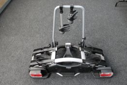 A set of Thule car bike racks