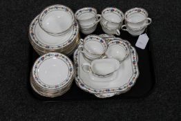 A tray of Aynsley tea china