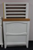 A Humfries corner cot bed