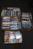 Four crates of DVD's