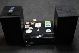 A Quartz Limit turntable,