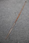 An antique long spear