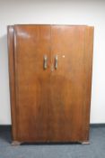 A 1920's double door wardrobe