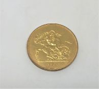A nice example of a 1902 £5 gold coin