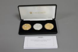 A Jubilee Mint three coin set, 'The Centenary of World War I £5 Coin Collection',