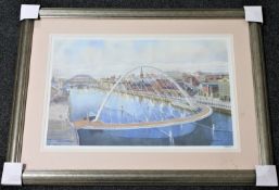 A framed, signed Tom Macdonald print,