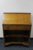 An oak bureau