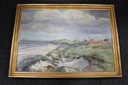 A 20th century continental school oil on canvas,