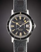 A GENTLEMAN'S STAINLESS STEEL TECHNOS SKY DIVER ECOLE D'HORLOGERIE PORRENTRUY AUTOMATIC DIVERS WRIST