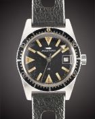 A GENTLEMAN'S STAINLESS STEEL JAQUET DROZ 25 