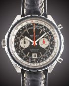 A GENTLEMAN'S STAINLESS STEEL BREITLING CHRONOMAT CHRONOGRAPH WRIST WATCH CIRCA 1970, REF. 1806