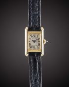 A LADIES 18K SOLID GOLD CARTIER 