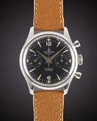 A GENTLEMAN'S STAINLESS STEEL MARDON FLEET CHRONOGRAPH WRIST WATCH CIRCA 1960s Movement: 17J, manual