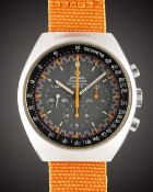 A GENTLEMAN'S STAINLESS STEEL OMEGA SPEEDMASTER PROFESSIONAL MARK II CHRONOGRAPH WRIST WATCH CIRCA