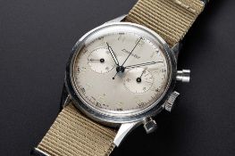 A RARE GENTLEMAN'S LARGE SIZE STAINLESS STEEL DANISH MILITARY ROYAL NAVY SOVAERNET EXCELSIOR PARK 