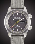 A GENTLEMAN'S STAINLESS STEEL BREMONT ALTITUDE L.E. AUTOMATIC CHRONOMETER WRIST WATCH DATED 2013,