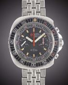 A GENTLEMAN'S STAINLESS STEEL ROAMER STINGRAY CHRONO C-D DIVERS CHRONOGRAPH BRACELET WATCH CIRCA