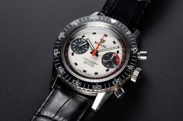 A VERY RARE GENTLEMAN'S STAINLESS STEEL NIVADA CHRONOMASTER AVIATOR SEA DIVER CHRONOGRAPH WRIST