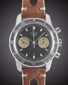 A GENTLEMAN'S STAINLESS STEEL HEUER AUTAVIA CHRONOGRAPH WRIST WATCH  CIRCA 1970, REF. 7763C