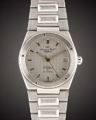 A GENTLEMAN'S STAINLESS STEEL IWC INGENIEUR SL AUTOMATIC BRACELET WATCH CIRCA 1990, REF. 3506 GREY