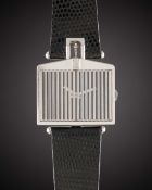A RARE GENTLEMAN'S 18K SOLID WHITE GOLD CORUM ROLLS ROYCE 