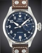 A GENTLEMAN'S STAINLESS STEEL IWC BIG PILOT 