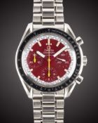 A GENTLEMAN'S STAINLESS STEEL OMEGA SPEEDMASTER 