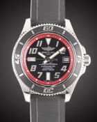 A GENTLEMAN'S STAINLESS STEEL BREITLING SUPEROCEAN 42 AUTOMATIC WRIST WATCH DATED 2015, REF.