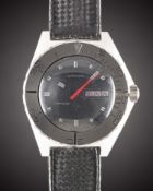 A RARE GENTLEMAN'S STAINLESS STEEL SANDOZ TYPHOON 1000M DIVERS WRIST WATCH CIRCA 1970, REF. 1745-Z-