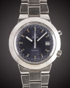 A GENTLEMAN'S STAINLESS STEEL OMEGA GENEVE CHRONOSTOP 