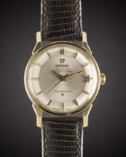 A GENTLEMAN'S STEEL & GOLD CAPPED OMEGA CONSTELLATION CHRONOMETER WRIST WATCH CIRCA 1968, REF. 168.