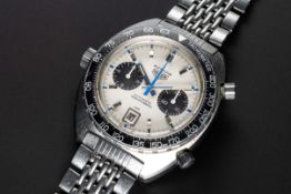 A RARE GENTLEMAN'S STAINLESS STEEL HEUER AUTAVIA 