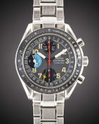 A GENTLEMAN'S STAINLESS STEEL OMEGA SPEEDMASTER 