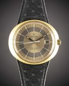 A RARE GENTLEMAN'S 18K SOLID GOLD OMEGA GENEVE DYNAMIC AUTOMATIC WRIST WATCH CIRCA 1970s Movement:
