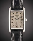 A GENTLEMAN'S 18K SOLID WHITE GOLD AUDEMARS PIGUET EDWARD PIGUET AUTOMATIC WRIST WATCH CIRCA