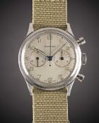 A RARE GENTLEMAN'S LARGE SIZE STAINLESS STEEL DANISH MILITARY ROYAL NAVY SOVAERNET EXCELSIOR PARK 