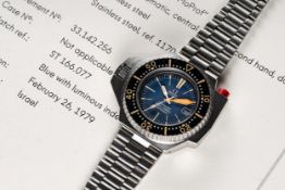A RARE GENTLEMAN'S STAINLESS STEEL OMEGA SEAMASTER PROFESSIONAL 600 