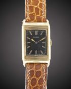 A RARE GENTLEMAN'S 18K SOLID YELLOW & WHITE GOLD REVERSO WRIST WATCH CIRCA 1930s, PRE JAEGER-